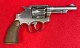 Vintage S&W Military and Police Model of 1905 .38 Special in Nickel finish with 4” Barrel Manufactured in 1920’s in Very Good Condition - 2 of 15