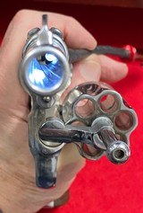 Vintage S&W Military and Police Model of 1905 .38 Special in Nickel finish with 4” Barrel Manufactured in 1920’s in Very Good Condition - 15 of 15