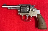Vintage S&W Military and Police Model of 1905 .38 Special in Nickel finish with 4” Barrel Manufactured in 1920’s in Very Good Condition - 1 of 15