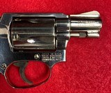 Vintage S&W Model 37 Chiefs Special Airweight .38 Special with Nickel finish Manufactured in 1982 - 5 of 15