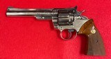 Vintage Colt Trooper Mark III .357 Magnum Revolver with Nickel Finish and a 6” Barrel Manufactured in 1977 - 2 of 15