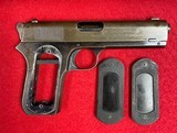 Vintage Colt 1903 Pocket Hammer Automatic .38 ACP Early Gun with Rounded Hammer First Year Issue Manufactured in 1903 - 4 of 15