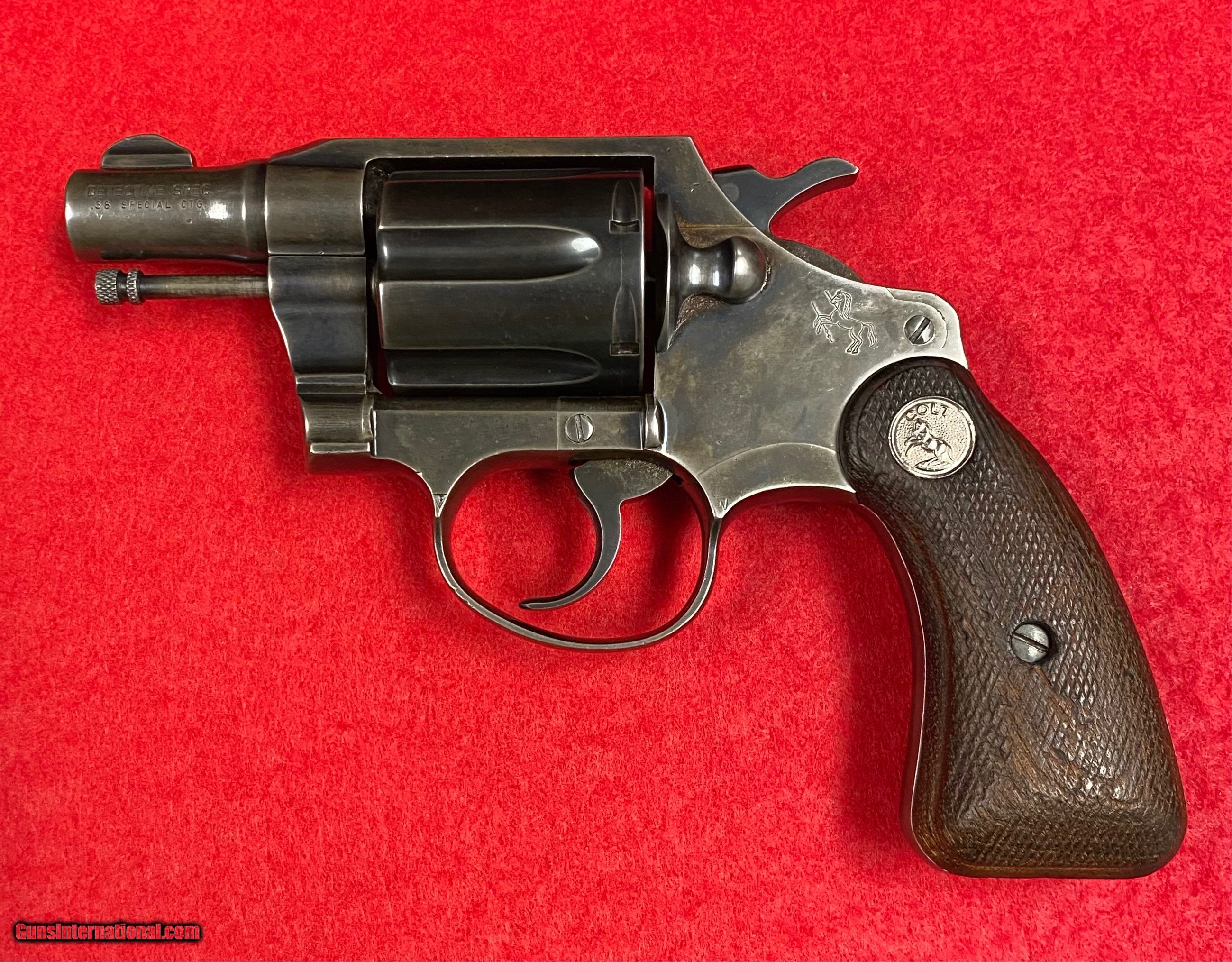 Vintage Colt Detective Special 38 Special Revolver Manufactured In 1963 And In Very Good 9039