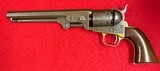 Antique Civil War Colt 1851 Navy .36 Cap & Ball Manufactured in 1862 In Very Fine Condition - 1 of 15
