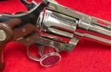 Vintage Colt Diamondback Revolver .38 Special Nickel Finish and 4” Barrel Manufactured in 1977 - 7 of 15