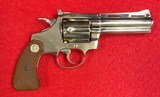 Vintage Colt Diamondback Revolver .38 Special Nickel Finish and 4” Barrel Manufactured in 1977 - 2 of 15