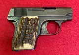 Vintage Colt 1908 Vest Pocket .25 Caliber with Sambar Stag grips Manufactured in 1923 - 2 of 15