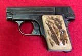 Vintage Colt 1908 Vest Pocket .25 Caliber with Sambar Stag grips Manufactured in 1923 - 1 of 15