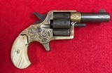 Antique Engraved Colt House 4 Shot Cloverleaf Revolver .41rf
First Year Issue Good Condition - 2 of 15