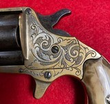 Antique Engraved Colt House 4 Shot Cloverleaf Revolver .41rf
First Year Issue Good Condition - 3 of 15