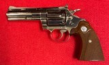 Vintage Nickel Colt Diamondback .38 Special with 4” Barrel Manufactured in 1976 - 1 of 15