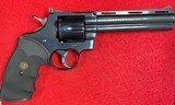 Vintage Colt Python .357 Magnum from 1969 with 6” Barrel in Original Blue - 2 of 15