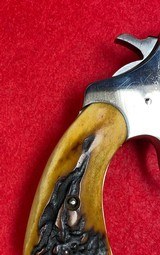 Vintage Colt Detective Special .38 Spl Nickel Revolver Stag Grips Manufactured in 1950 - 4 of 15