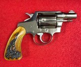 Vintage Colt Detective Special .38 Spl Nickel Revolver Stag Grips Manufactured in 1950 - 2 of 15