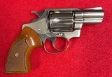 Vintage Nickel Colt Detective Special 3rd Issue .38 Special Revolver Manufactured in 1977 - 2 of 15