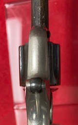 Antique ETCHED PANEL Colt “NEW LINE ” 22 Cal Rimfire Pinto Revolver Manufactured 1876 - 11 of 15