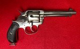 Antique Colt Model 1878 Frontier D.A. Nickel .45 Revolver with Colt Letter Manufactured in 1884 - 2 of 15