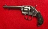 Antique Colt Model 1878 Frontier D.A. Nickel .45 Revolver with Colt Letter Manufactured in 1884 - 1 of 15