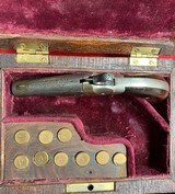 Cased Antique Colt 3rd Model .41rf in Lined Wooden Case with Lock & Key - 4 of 15