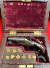Cased Antique Colt 3rd Model .41rf in Lined Wooden Case with Lock & Key - 13 of 15