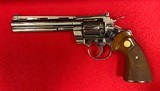 Vintage Colt Python Nickel Finish 6” Barrel Excellent Condition Manufactured in 1976 C&R Eligible