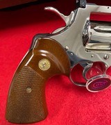 Vintage Colt Python Nickel Finish 6” Barrel Excellent Condition Manufactured in 1976 C&R Eligible - 14 of 15
