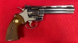 Vintage Colt Python Nickel Finish 6” Barrel Excellent Condition Manufactured in 1976 C&R Eligible - 2 of 15