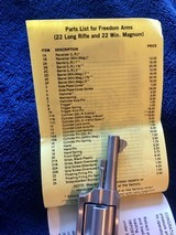 Freedom Arms 22WMR Mini Revolver (ca. 1984) all original w pouch & manual - 7 of 9