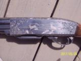 Engraved Remington Model 760 with Silver Inlays - 95% condition - 2 of 11