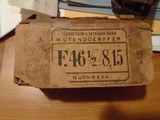 45ea. 8.15X46R Schuetzen
( H.Utendoerffer Zundehuthen & Patroner-Fabrik, Nurnberg) - 1 of 5