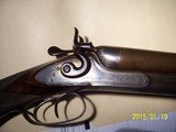 Wm. R. Schaeffer, Boston. Best Grade Double Barrel Hammer Gun, 14 Gauge - 1 of 15