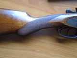 L C Smith ”E” Grade Hammer Gun, Made by Hunter Bro's, Fulton NY, 12 ga Serial number #50459 - 8 of 15