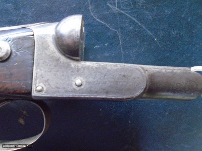 E. C. Meacham Arms, St Lewis, Mo. Hammerless Double Barrel Shotgun, !2 ga