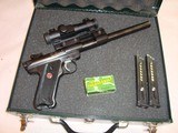 Ruger Mark II Target Pistol,22LR, 10" bull barrel with extras - 7 of 9