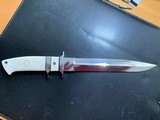 SJ LOVELESS CUSTOM MADE SUB HILT FIGHTING KNIFE - 2 of 10