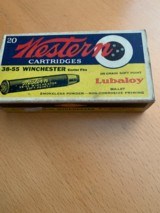 WESTERN WINCHESTER 38-55 VINTAGE AMMO - 1 of 5
