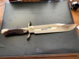 STEVE VOORHIS CUSTOM BOWIE KNIFE - 1 of 4