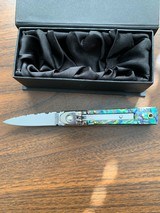 AKC AUTOMATIC KNIFE ABALONE HANDLE - 2 of 6