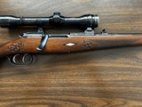 Custom Kurt Jaeger Steyer Damier PuchMannlicher Stock Rifle 270 Winchester - 12 of 13