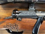 Custom Kurt Jaeger Steyer Damier PuchMannlicher Stock Rifle 270 Winchester - 4 of 13