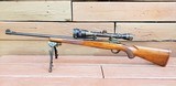 Ruger Model 77 Bolt Action Rifle, 30-06 Cal, Tang Safety, With Tasco Scope & Bipod, Shipped 1984-1985 - 3 of 11