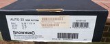 Browning Model Auto 22, Semi-Auto Rifle, 22 LR Caliber, Grade I, Serial # Matching Box, LNIB - 2017 - 6 of 15