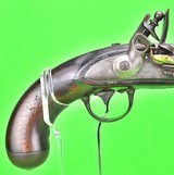 Antique A.H. Waters 1836 (1844 marked) .54 cal. Flintlock Pistol-Rare Variant - 3 of 12
