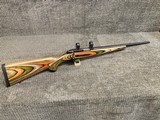 *RARE* RUGER 77/22 LR. Green Laminated - 1 of 15