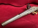 Ornate Mid-Eastern Flintlock Pistol58-60 Cal. - 7 of 14