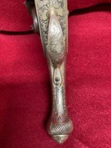 Ornate Mid-Eastern Flintlock Pistol58-60 Cal. - 13 of 14