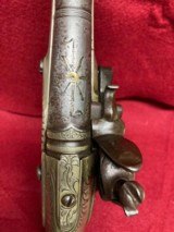 Ornate Mid-Eastern Flintlock Pistol58-60 Cal. - 11 of 14