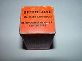 Sears, Roebuck and Co. Sportload Sta-Klean .25-20 cartridges, 86 grain soft point, 40 pieces - 5 of 6