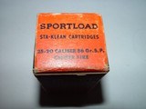 Sears, Roebuck and Co. Sportload Sta-Klean .25-20 cartridges, 86 grain soft point, 40 pieces - 6 of 6