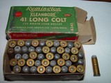 Remington Kleanbore .41 Long Colt, 195 Gr. Lead Bullet, 50 Rounds - 1 of 7